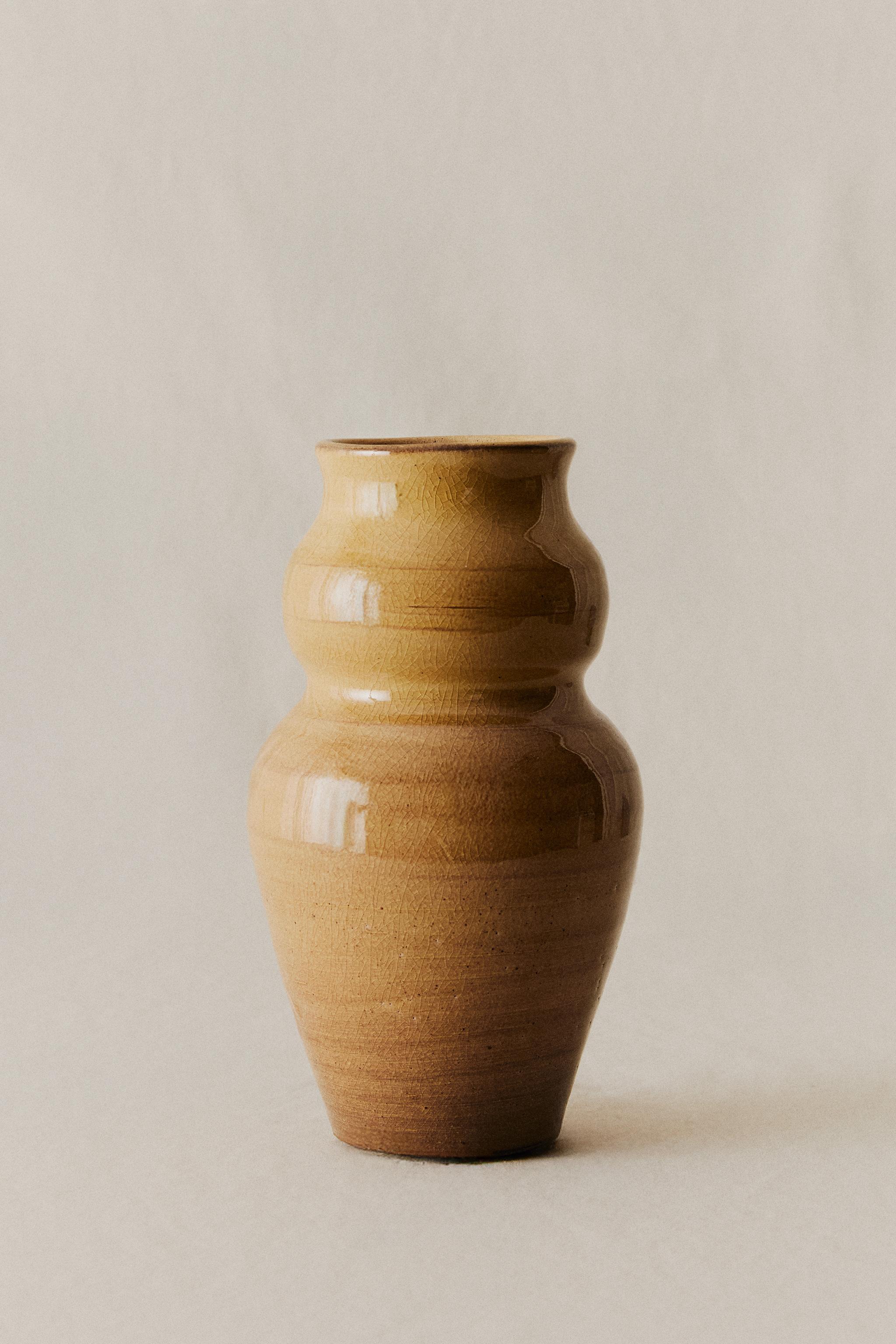 VASE DÉCORATIF CÉRAMIQUE FORME HULU